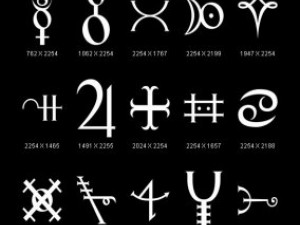objects symbols occult alchemical CG Texturen
