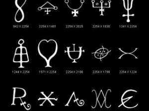 objects symbols occult alchemical CG Texturen