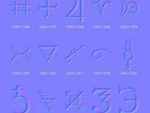 objects symbols occult alchemical CG Textures