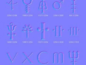 objects symbols occult alchemical CG Textures