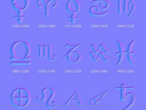 objects symbols occult alchemical CG Texturen