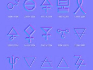 objects symbols occult alchemical CG Texturen