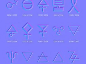 objects symbols occult alchemical CG Textures