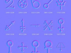 objects symbols occult alchemical CG Texturen