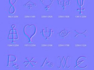 objects symbols occult alchemical CG Texturen