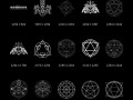 objects symbols occult alchemical circles CG Textures