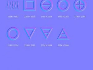 obiekty symbole elementy okultystyczne CG Tekstury