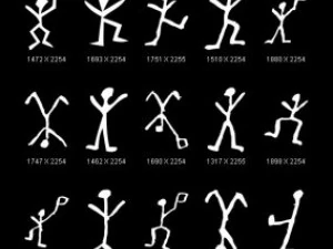 nesneler semboller petroglifler CG Dokuları