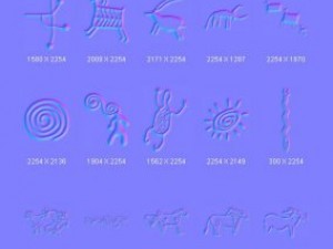 objects symbols petroglyphs CG Textures