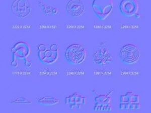objects symbols ufo CG Textures
