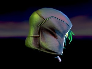sci-fi hood mask 3D 模型