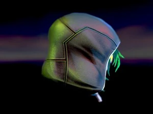 sci-fi hood mask 3D Model