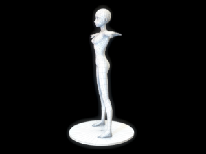 anime girl basic body Modelo 3D