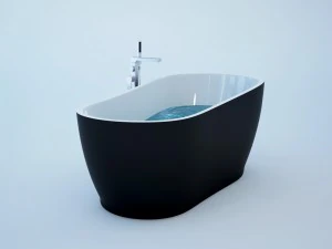 black bathtube 3D Model