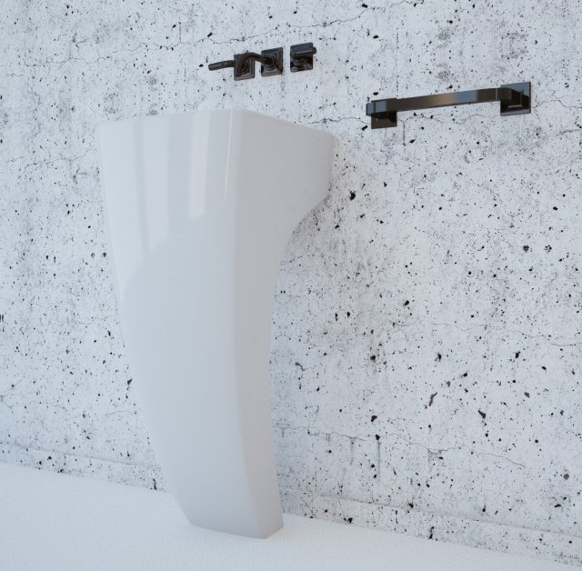 bathroom washbasin 3Dモデル .c4d .max .obj .3ds .fbx .stl .blend
