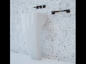 बाथरूम वॉशबेसिन 3D मॉडल