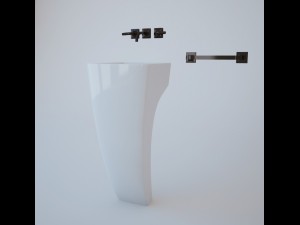 bathroom washbasin 3Dモデル