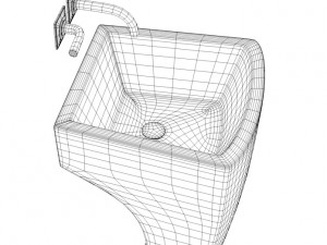 bathroom washbasin 3Dモデル