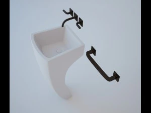 bathroom washbasin 3D Model