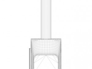 wood stove fs 3D 模型