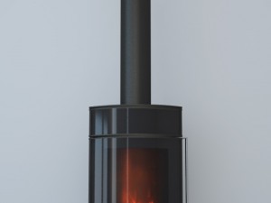 wood stove p 3D Model