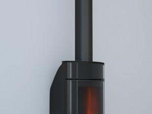 wood stove p 3D Model