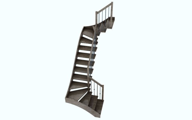 stairs 3D 模型 .c4d .max .obj .3ds .fbx .stl .blend 