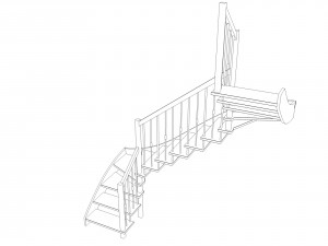 stairs 3D 模型