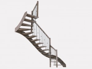 interior stair 3D मॉडल