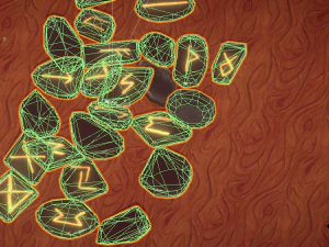 runes full futhark 3D Model