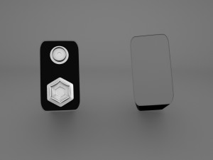 nine-volt battery Modello 3D