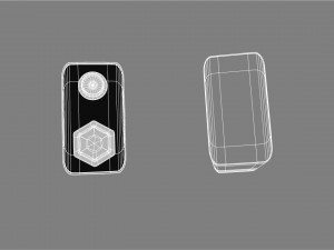 nine-volt battery Modello 3D