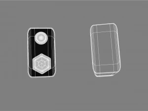 nine-volt battery 3D Model