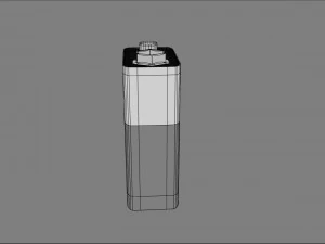 nine-volt battery 3D Model