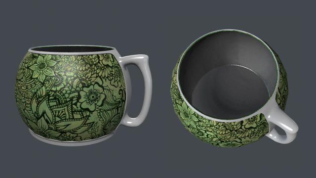 tea pot 3D Model .c4d .max .obj .3ds .fbx .stl .blend 