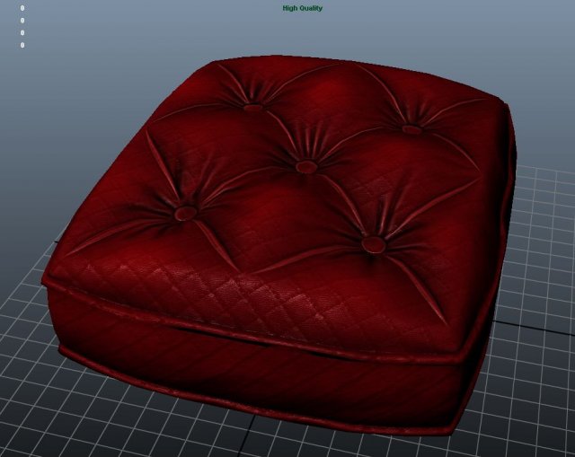 sofa cushion CG टेक्स्चर्स .c4d .max .obj .3ds .fbx .stl .blend 