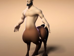 free base mesh centaur Model 3D