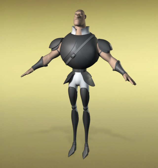 free base mesh warrior 3Dモデル .c4d .max .obj .3ds .fbx .stl .blend 