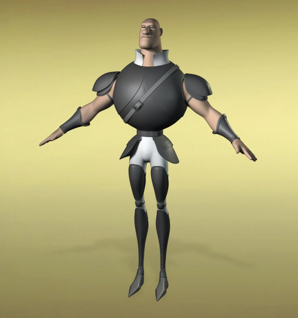 free base mesh warrior 3D Model .c4d .max .obj .3ds .fbx .stl .blend 