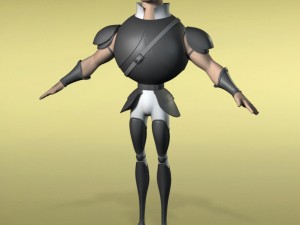 free base mesh warrior 3D 모델