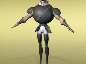 darmowy podstawowy wojownik z siatki Model 3D