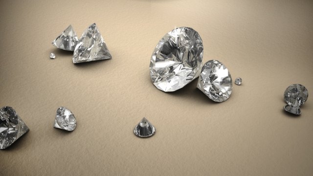 diamond 3Dモデル .c4d .max .obj .3ds .fbx .stl .blend 
