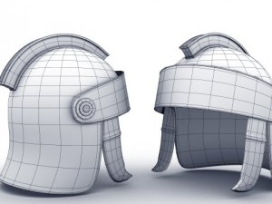 roman and spartan helmets 3D 모델