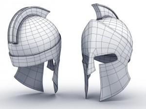 roman and spartan helmets 3D 모델