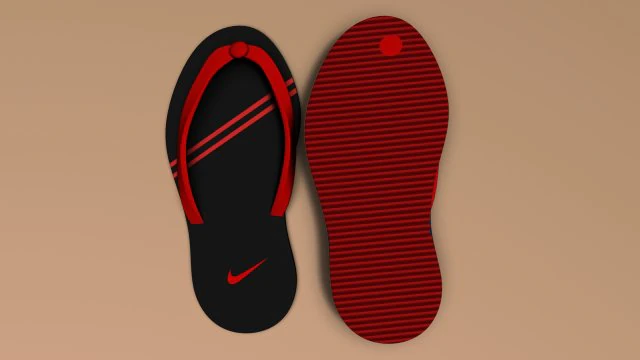 klapki Model 3D .c4d .max .obj .3ds .fbx .stl .blend 