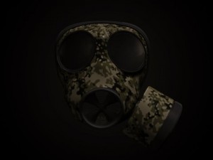 gas mask Modello 3D