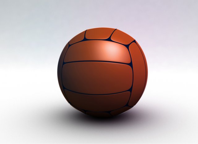 sports ball 3D Model .c4d .max .obj .3ds .fbx .stl .blend 