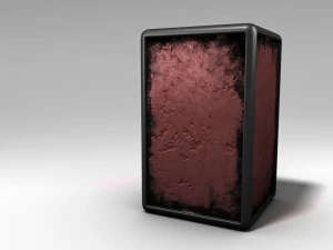 scatola del grunge Modello 3D