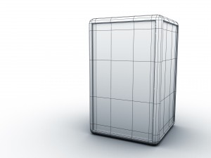 grunge box 3D मॉडल