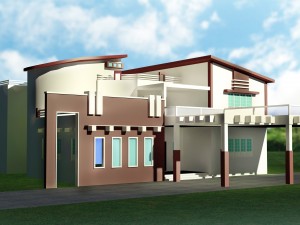 modern villa 3D Модель